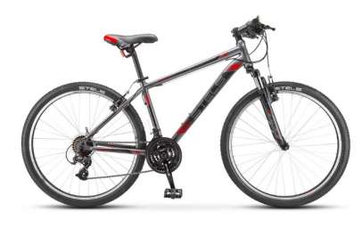 Горный (MTB) велосипед STELS Navigator 500 V 26 V030 черный/красный 16” рама (2019)