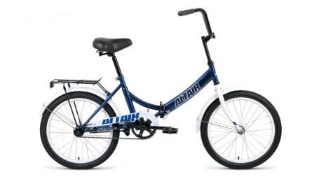 Городской велосипед ALTAIR City 20 темно-синий/белый 14” рама