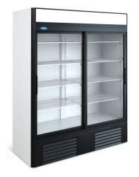 Холодильный шкаф-витрина МариХолодМаш Капри 1.5СК купе статика (4.300.143-01), двухдверный, для напи