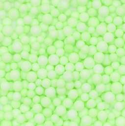 Мелкие Пенопластовые шарики для слаймов (упак. 8x11 см, Светло-Зеленые)