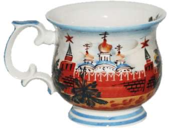 Чашка фарфоровая “Москва Кремль”