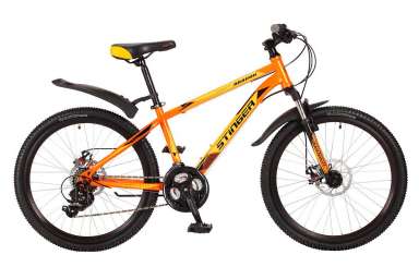 Подростковый горный велосипед (24 дюйма)
Stinger - Aragon D 24” (2017) Р-р = 14; Цвет: Оранжевый (24