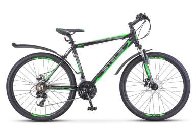 Горный велосипед (26 дюймов) Stels - Navigator 620
MD 26” V010 (2018) Р-р = 17; Цвет: Черный / Зелен
