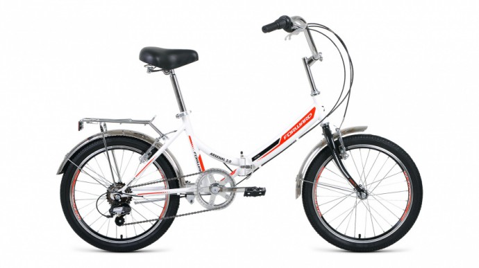 Городской велосипед FORWARD Arsenal 20 2.0 14” рама белый (2019)