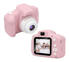 Детская фото-видео камера ET004 (розовый)