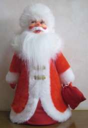 Упаковка Дед Мороз №2 пушистый красный