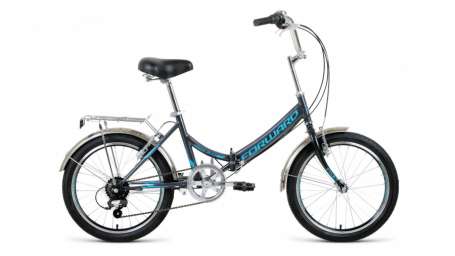 Городской велосипед FORWARD Arsenal 20 2.0 14” рама серый/бирюзовый (2020)