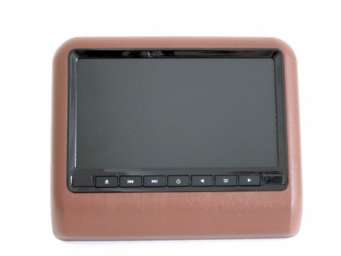 Навесной монитор со встроенным DVD плеером и LCD монитором 9” Ergo ER9L (коричневый) [ER9L brown]