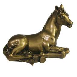 Фигура декоративная Лошадь (золото) L14W8.5H10