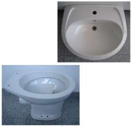 15. Специальное предложение, набор для ванной комнаты из высококачественного фарфора, белого цвета м
