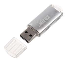 USB карта памяти 16ГБ Mirex Unit Silver (13600-FMUUSI16)