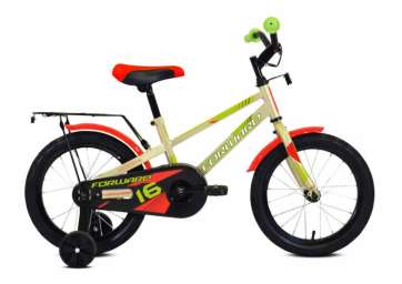 Детский велосипед FORWARD Meteor 18 серый/зеленый (2020)
