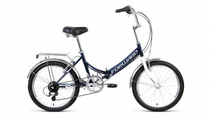Городской велосипед FORWARD Arsenal 20 2.0 14” рама темно-синий/серый (2020)