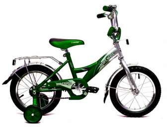 Велосипед детский двухколесный Космос В 1407 зеленый