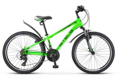 Подростковый горный (MTB) велосипед STELS Navigator 400 V 24 F010 зеленый 12” рама (2019)