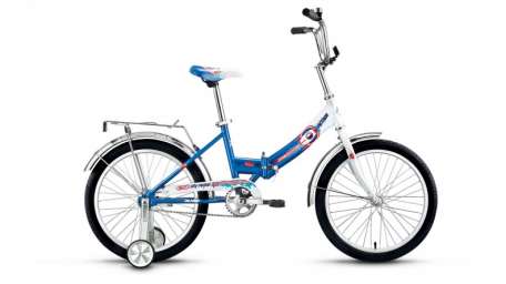 Детский велосипед ALTAIR City boy 20 Compact белый/синий 13” рама