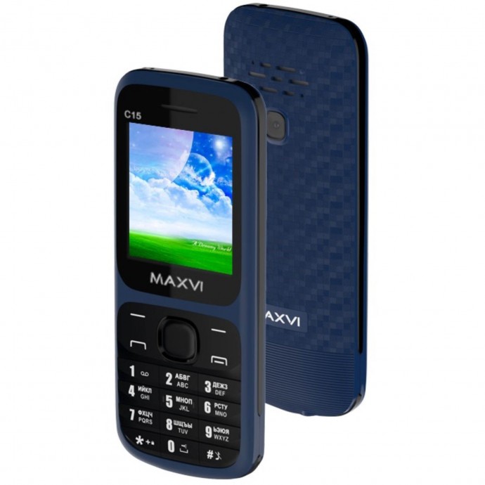Телефон Maxvi C15 (marengo/black)