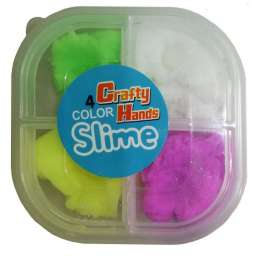 Антистресс слайм тесто 4 цвета Crafty Hands Slime 9930