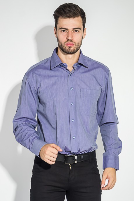Рубашка мужская в стильном оттенке 50PD0021 (Сливовый)