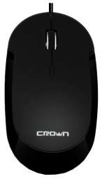 Мышь CROWN CMM-21 Проводная optical USB black