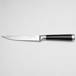 Нож 11,4см для стейка Alpenkok AK-2081/G “Nero” с черной ручкой