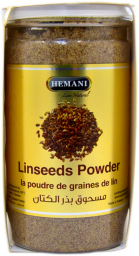Семена льна молотые Хемани в баночке Linseeds Powder 200 гр