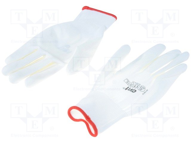Защитные перчатки; Размер: XL; белый