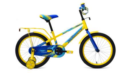 Детский велосипед FORWARD Meteor 18 синий/желтый (2018)