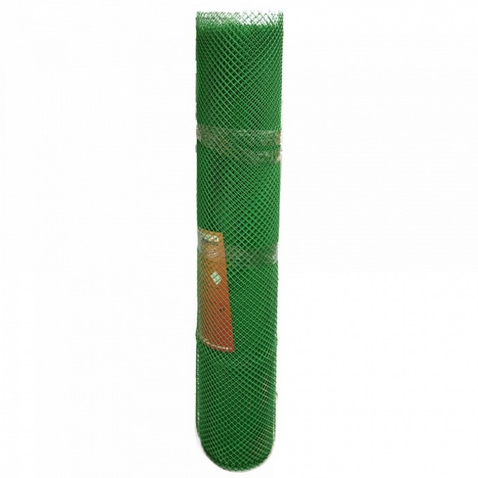 Гидроагрегат Сетка садовая пластиковая ромбическая  15x15мм, 1.2x20м, зеленая