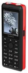 Телефон Maxvi P20 (black/red)