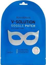 Патчи для глаз в виде маски V-Solution Goggle Patch, BeauuGreen, Ю. Корея, 15 г