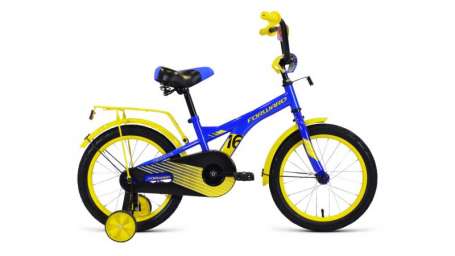 Детский велосипед FORWARD Crocky 18 синий/желтый (2020)