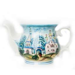 Чайник фарфоровый “Церковь”