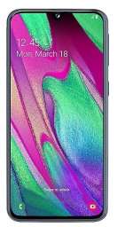 Смартфон Samsung A405 Galaxy A40 (2019) Duos (black) 64Gb