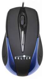 Мышь Oklick 235M black/Blue optical (800dpi) USB