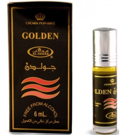 Духи Golden (Al-Rehab) 6мл масляные арабские