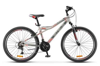 Горный велосипед (26 дюймов) Stels - Navigator 510
V V030 (2018) Р-р = 16; Цвет: Серый / Красный
