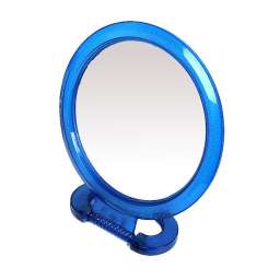 Зеркало настольное в пластиковой оправе “Удобное” круг, подвесное d-19,5см