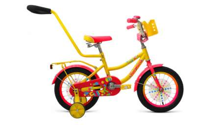 Детский велосипед Funky 14 желтый (2019)