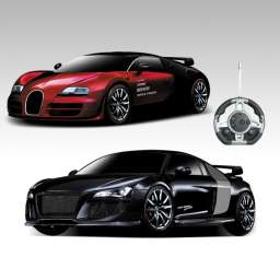 Радиоуправляемый конструктор - автомобили Bugatti Veyron и Audi R8  -