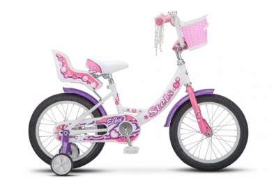 Детский велосипед STELS ECHO 16 V020 белый/розовый 9,5” рама (2019)