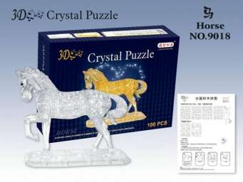 3D Crystal Puzzle Лошадь XL 9018 (60⁄30)