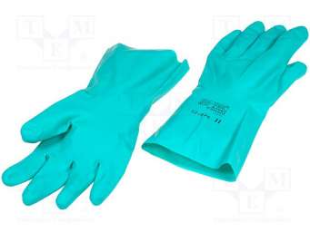 Защитные перчатки; Размер: 11; рифленая рабочая поверхность