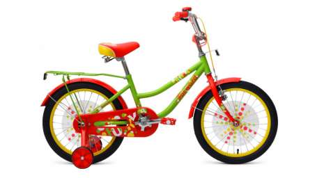 Детский велосипед FORWARD Funky 18 бирюзовый/красный матовый (2019)