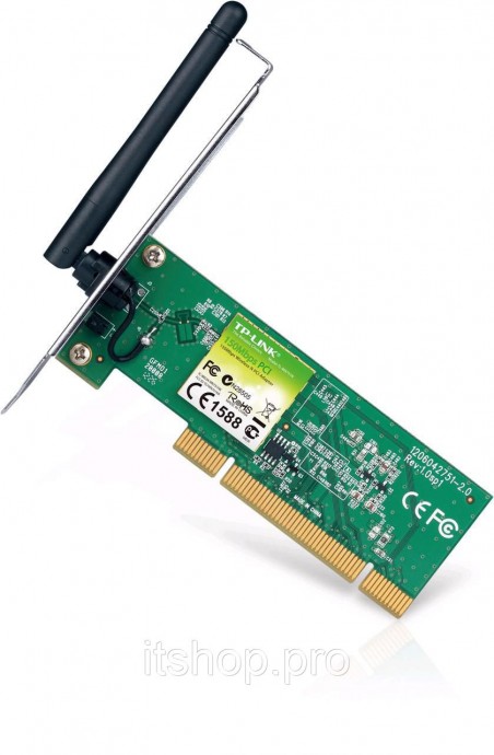 Беспроводной сетевой PCI-адаптер серии N, скорость до 150 Мбит/с TL-WN751N