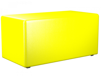 Пф-02 Пуфик прямоугольный цвет желтый
