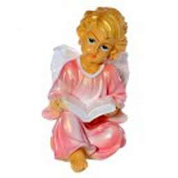 Сувенир Ангел-девочка с книгой, цветной