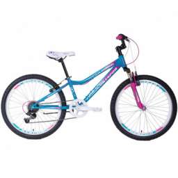 Велосипед Kespor 24” Angel steel голубой-розовый