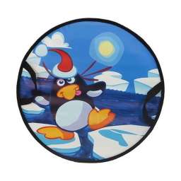 Санки-Круг 52 х 52см “ Пингвин на льдине” СЛ-41