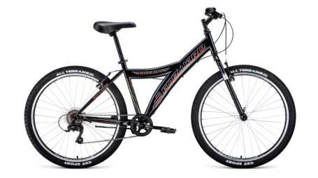 Горный (MTB) велосипед FORWARD Dakota 26 2.0 черный/красный 16,5” рама (2020)